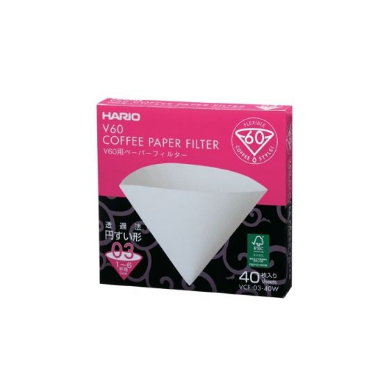 Hario V60 Paper Filter 03 cup - 40 Pack